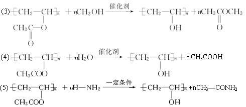 聚乙烯醇 水溶性合成材料的重要原料